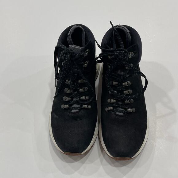 Timberland Delphiville Hiking Sneaker Boots Black Suede Leather Size 7 - Picture 5 of 10